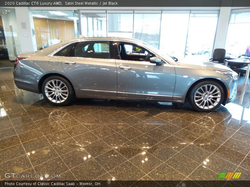 Satin Steel Metallic / Jet Black 2020 Cadillac CT6 Luxury AWD