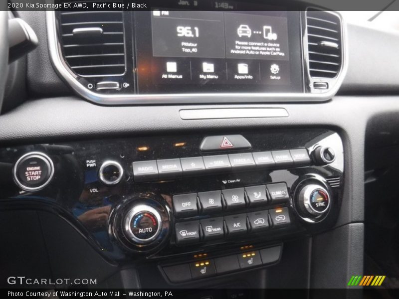 Pacific Blue / Black 2020 Kia Sportage EX AWD