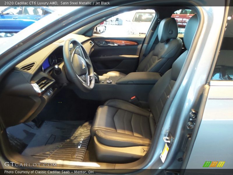 Satin Steel Metallic / Jet Black 2020 Cadillac CT6 Luxury AWD