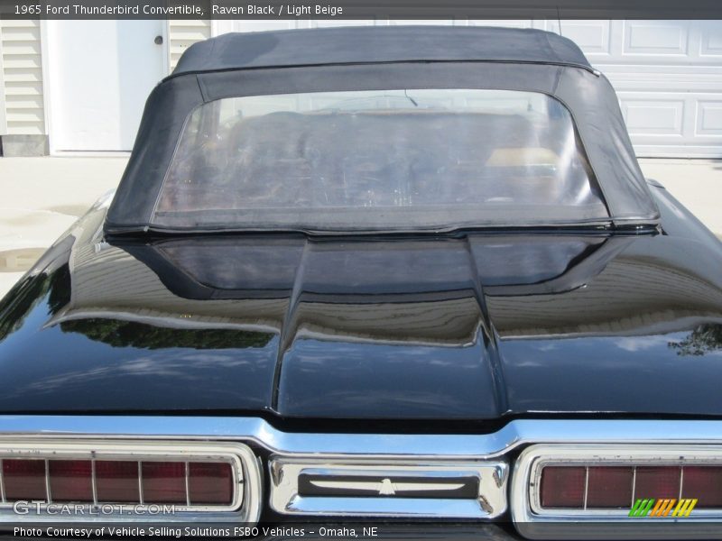 Raven Black / Light Beige 1965 Ford Thunderbird Convertible