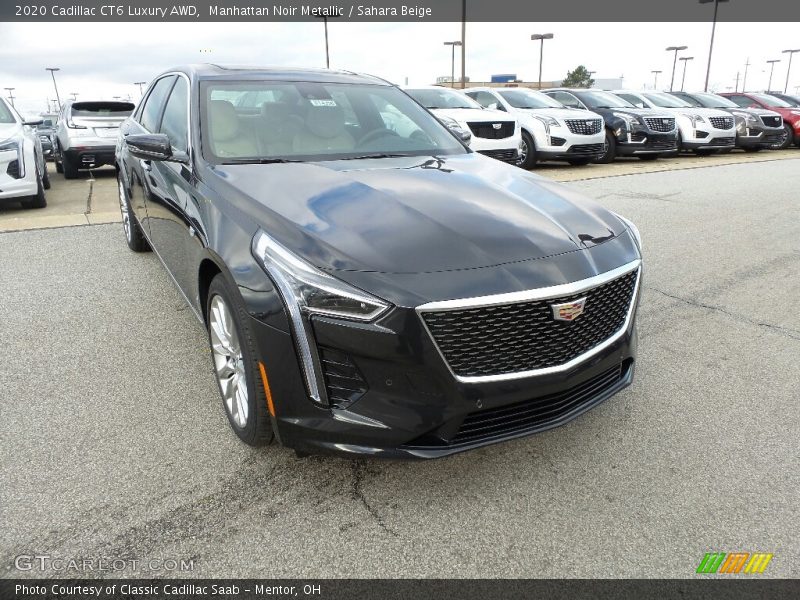 Manhattan Noir Metallic / Sahara Beige 2020 Cadillac CT6 Luxury AWD