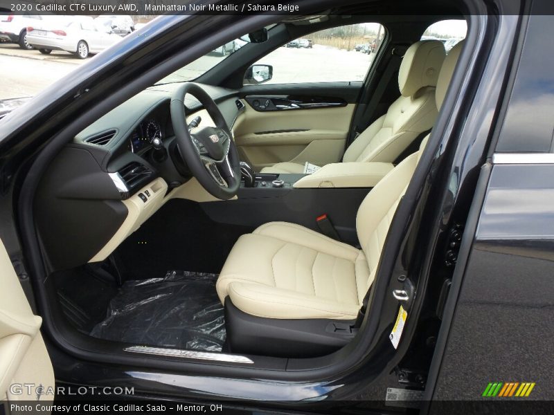 Manhattan Noir Metallic / Sahara Beige 2020 Cadillac CT6 Luxury AWD