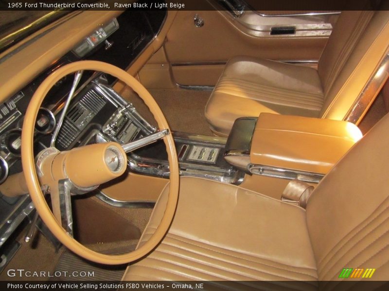 Front Seat of 1965 Thunderbird Convertible