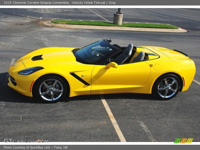  2015 Corvette Stingray Convertible Velocity Yellow Tintcoat