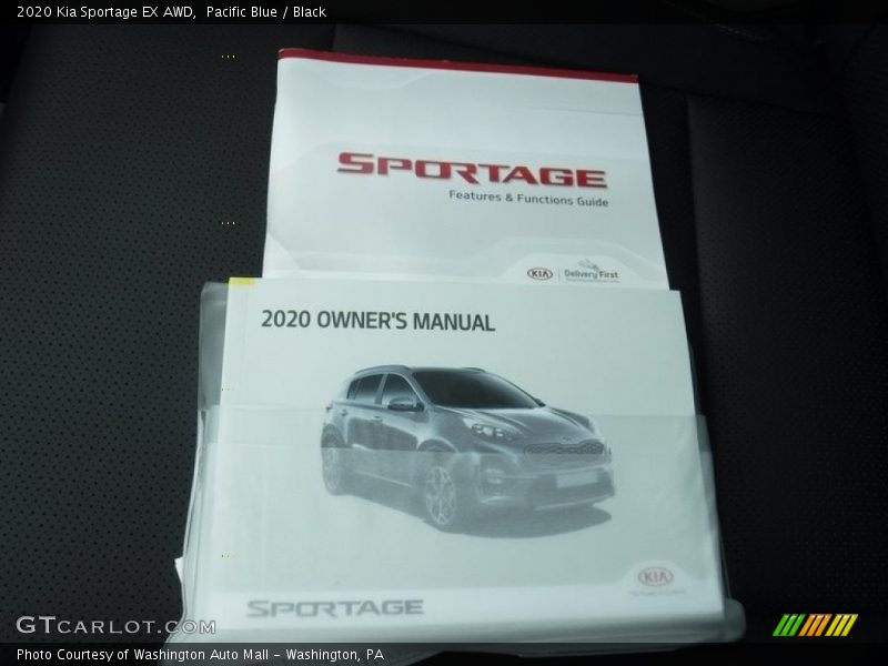 Pacific Blue / Black 2020 Kia Sportage EX AWD