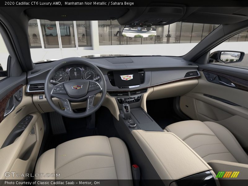 Manhattan Noir Metallic / Sahara Beige 2020 Cadillac CT6 Luxury AWD