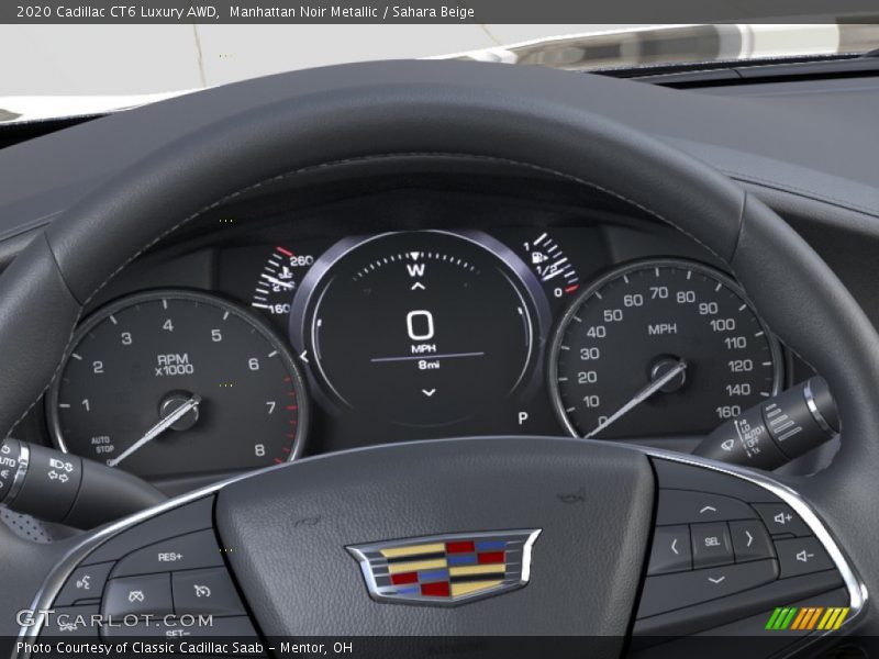 Manhattan Noir Metallic / Sahara Beige 2020 Cadillac CT6 Luxury AWD