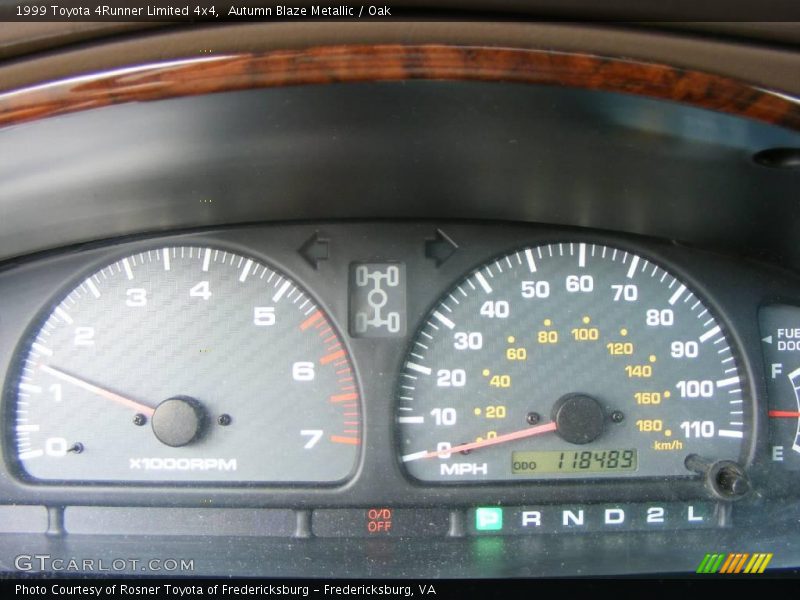 Autumn Blaze Metallic / Oak 1999 Toyota 4Runner Limited 4x4