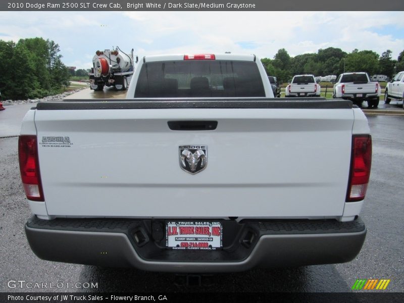 Bright White / Dark Slate/Medium Graystone 2010 Dodge Ram 2500 SLT Crew Cab
