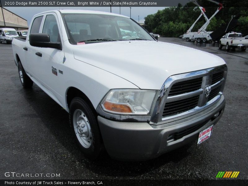 Bright White / Dark Slate/Medium Graystone 2010 Dodge Ram 2500 SLT Crew Cab