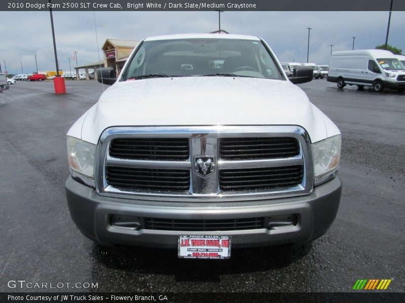 Bright White / Dark Slate/Medium Graystone 2010 Dodge Ram 2500 SLT Crew Cab