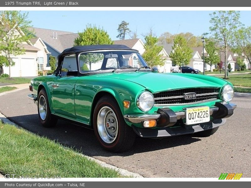 Front 3/4 View of 1975 TR6 