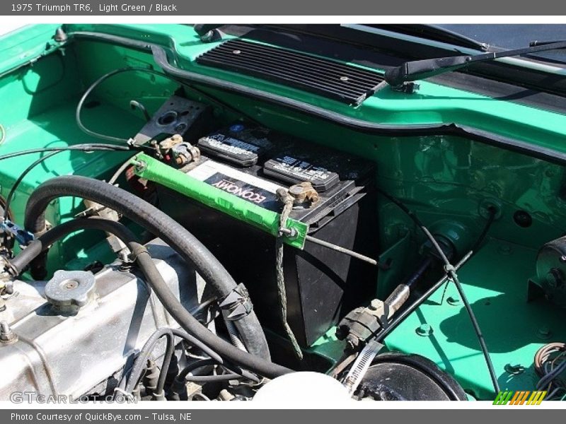 Light Green / Black 1975 Triumph TR6