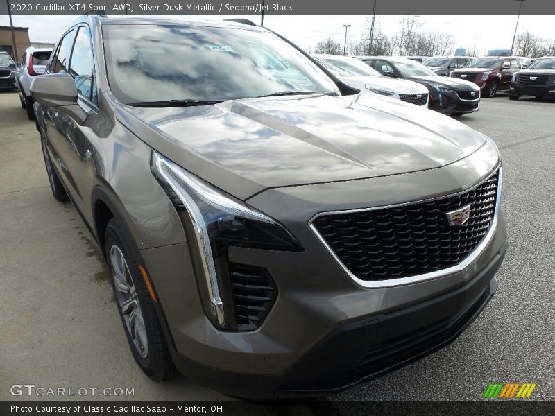 Silver Dusk Metallic / Sedona/Jet Black 2020 Cadillac XT4 Sport AWD