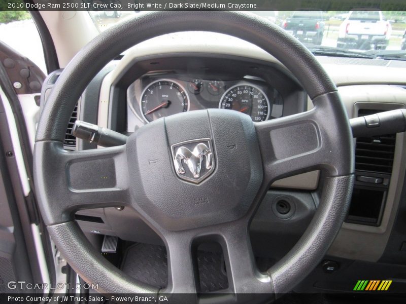 Bright White / Dark Slate/Medium Graystone 2010 Dodge Ram 2500 SLT Crew Cab
