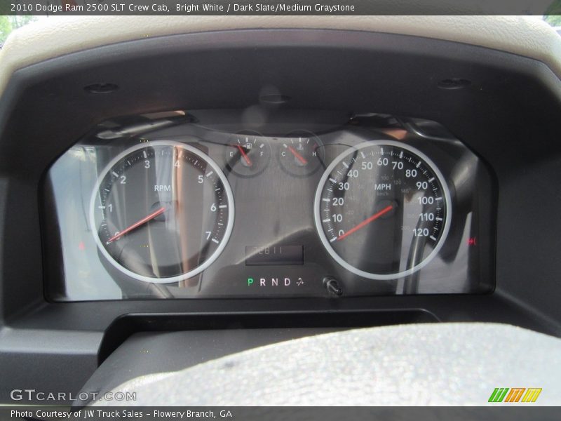 Bright White / Dark Slate/Medium Graystone 2010 Dodge Ram 2500 SLT Crew Cab