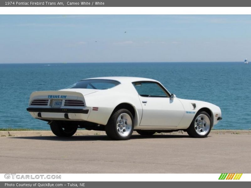 Cameo White / White 1974 Pontiac Firebird Trans Am