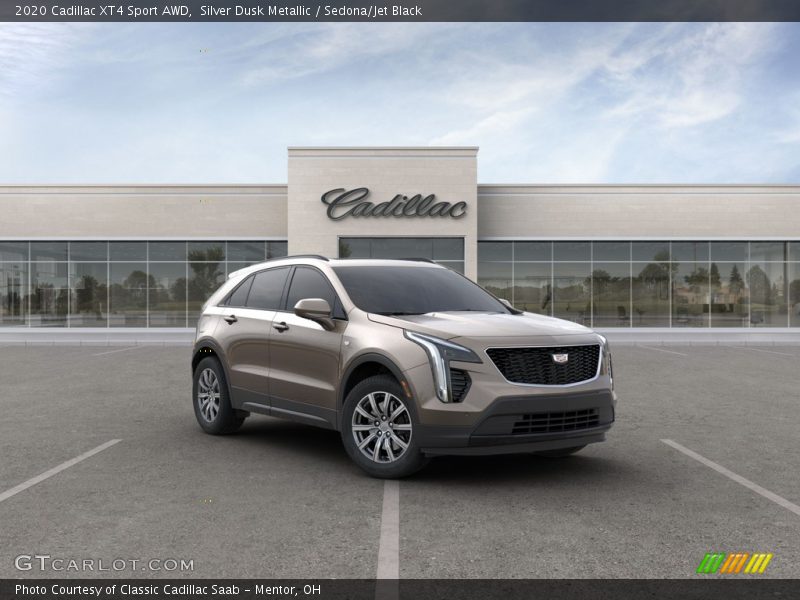 Silver Dusk Metallic / Sedona/Jet Black 2020 Cadillac XT4 Sport AWD