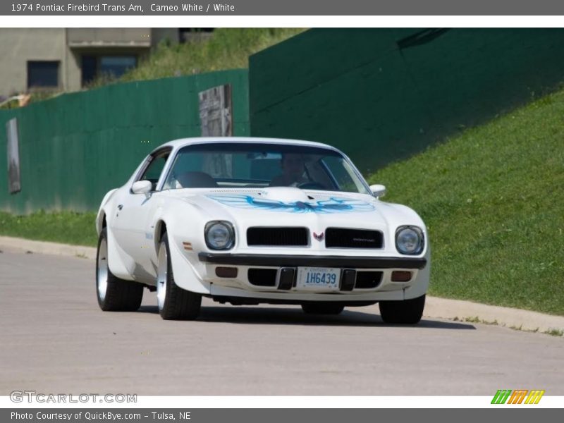 Cameo White / White 1974 Pontiac Firebird Trans Am