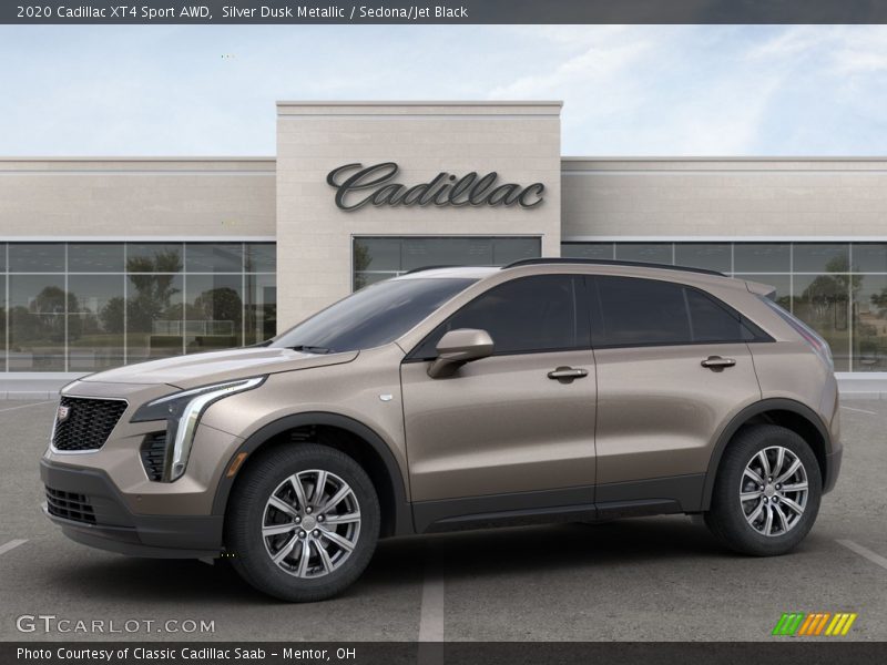 Silver Dusk Metallic / Sedona/Jet Black 2020 Cadillac XT4 Sport AWD