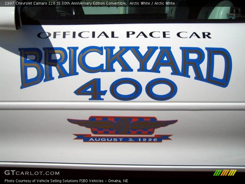  1997 Camaro Z28 SS 30th Anniversary Edition Convertible Logo