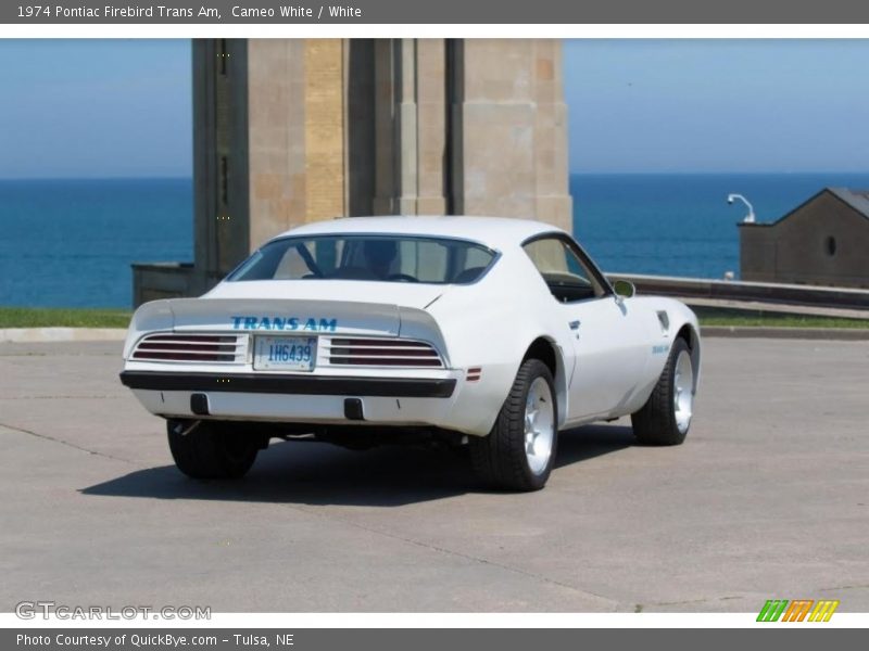 Cameo White / White 1974 Pontiac Firebird Trans Am