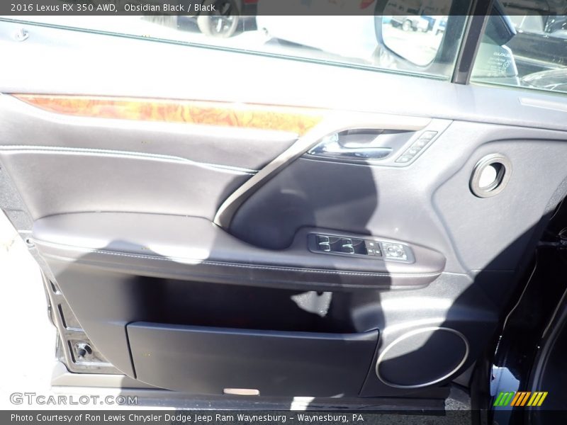 Obsidian Black / Black 2016 Lexus RX 350 AWD