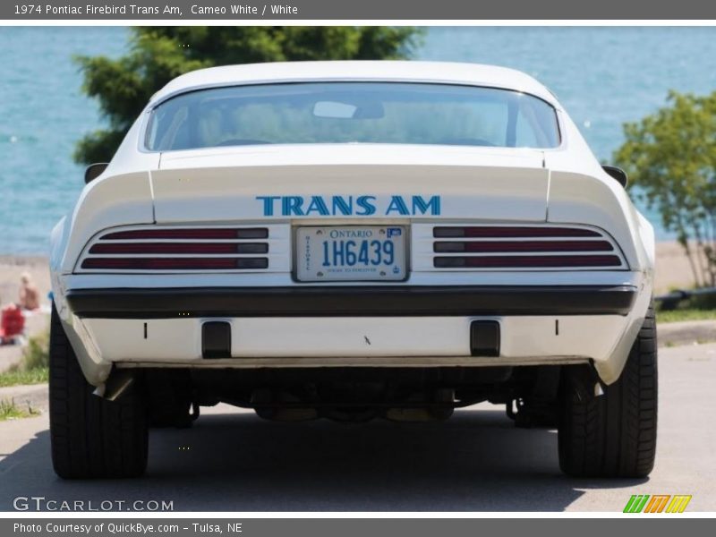 Cameo White / White 1974 Pontiac Firebird Trans Am