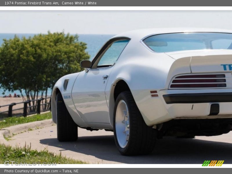 Cameo White / White 1974 Pontiac Firebird Trans Am