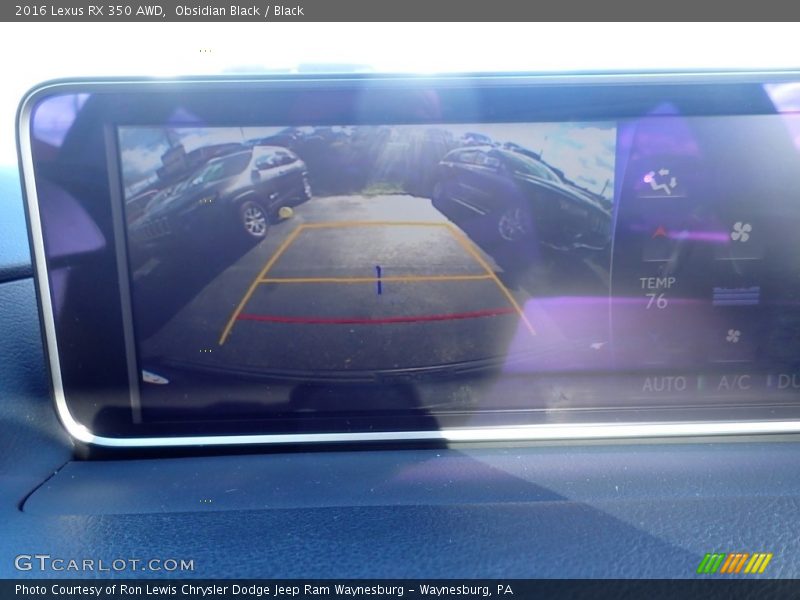 Obsidian Black / Black 2016 Lexus RX 350 AWD