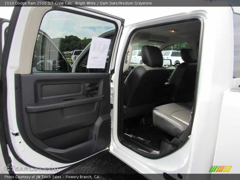 Bright White / Dark Slate/Medium Graystone 2010 Dodge Ram 2500 SLT Crew Cab