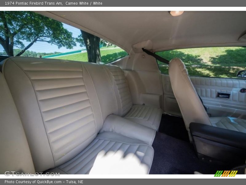 Cameo White / White 1974 Pontiac Firebird Trans Am