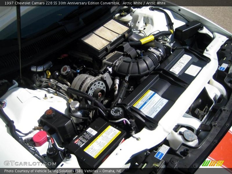 Arctic White / Arctic White 1997 Chevrolet Camaro Z28 SS 30th Anniversary Edition Convertible