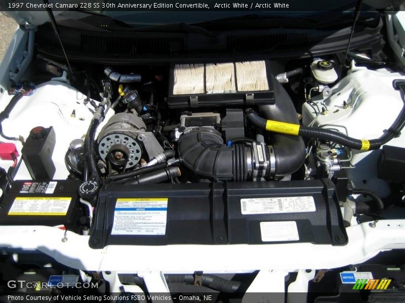  1997 Camaro Z28 SS 30th Anniversary Edition Convertible Engine - 5.7 Liter OHV 16-Valve LT1 V8