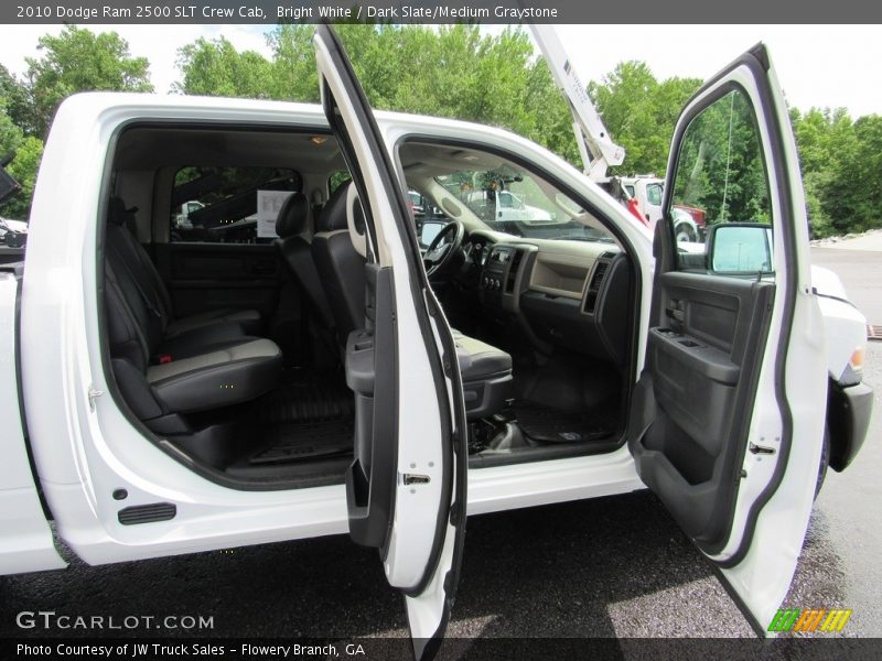 Bright White / Dark Slate/Medium Graystone 2010 Dodge Ram 2500 SLT Crew Cab