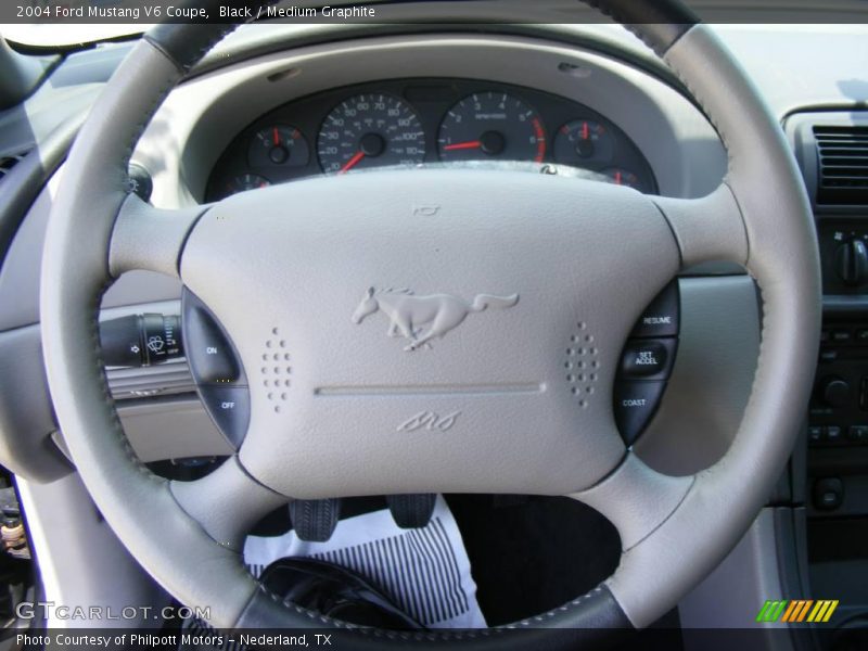 Black / Medium Graphite 2004 Ford Mustang V6 Coupe