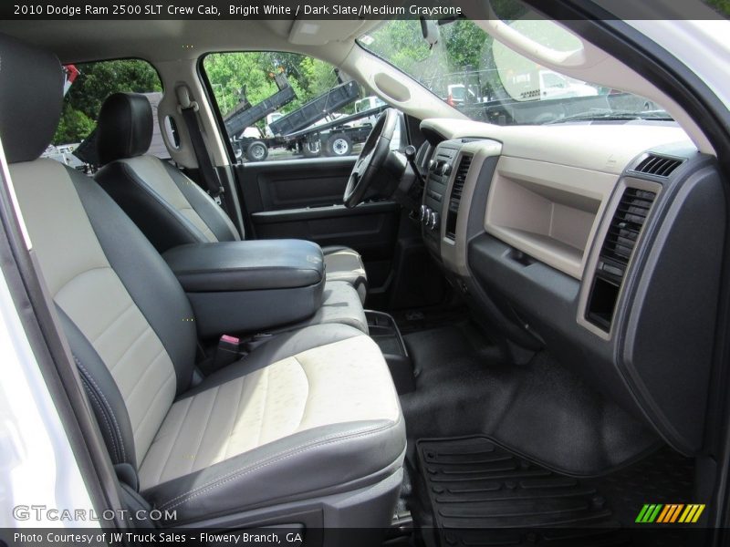 Front Seat of 2010 Ram 2500 SLT Crew Cab