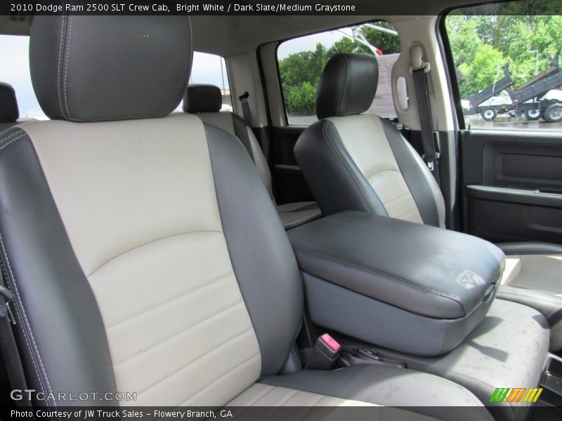 Front Seat of 2010 Ram 2500 SLT Crew Cab