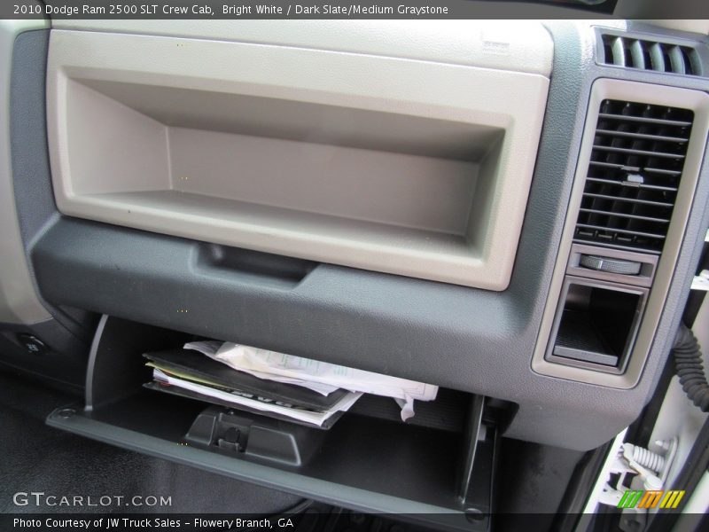 Bright White / Dark Slate/Medium Graystone 2010 Dodge Ram 2500 SLT Crew Cab