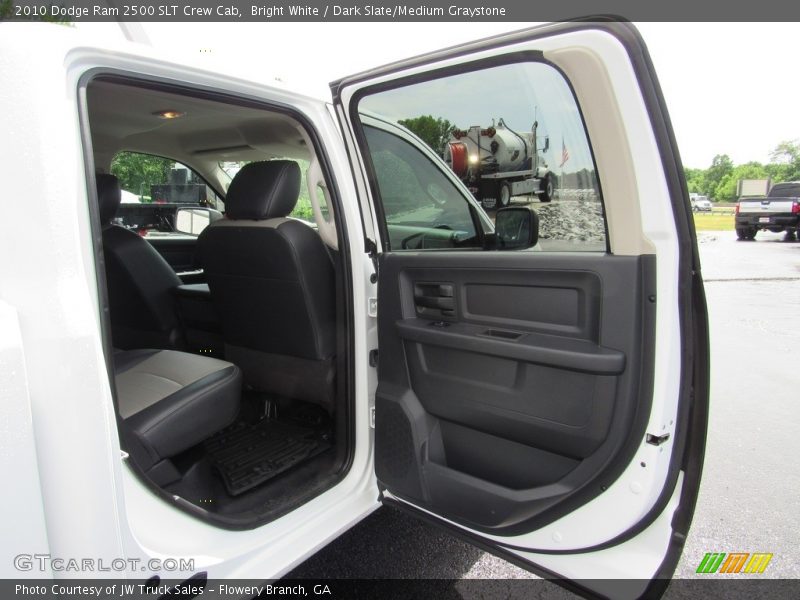 Bright White / Dark Slate/Medium Graystone 2010 Dodge Ram 2500 SLT Crew Cab
