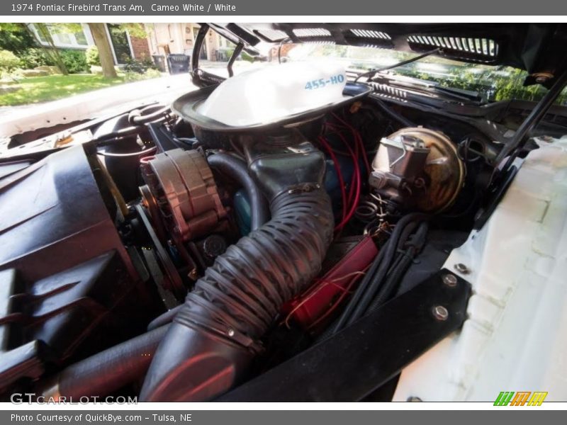 Cameo White / White 1974 Pontiac Firebird Trans Am