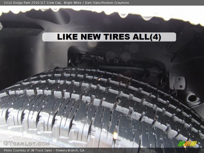 Bright White / Dark Slate/Medium Graystone 2010 Dodge Ram 2500 SLT Crew Cab