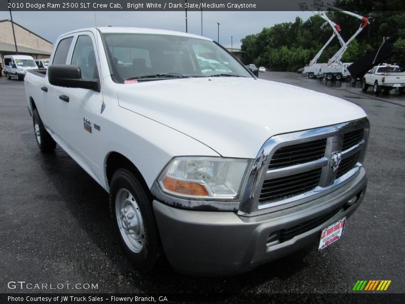Bright White / Dark Slate/Medium Graystone 2010 Dodge Ram 2500 SLT Crew Cab