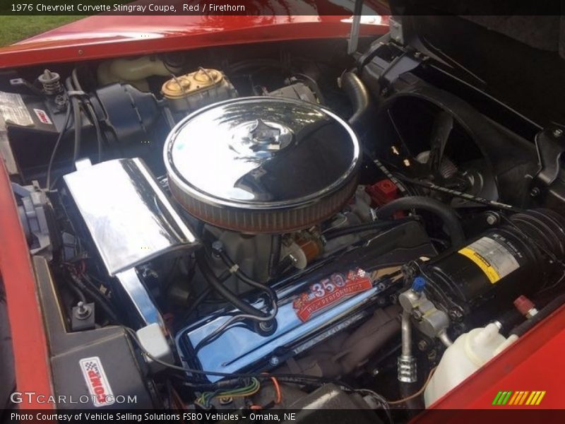 Red / Firethorn 1976 Chevrolet Corvette Stingray Coupe