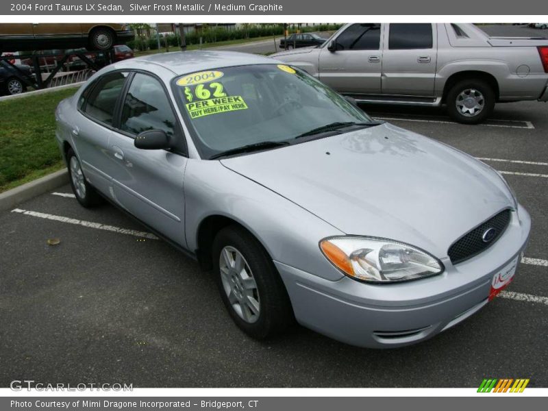 Silver Frost Metallic / Medium Graphite 2004 Ford Taurus LX Sedan