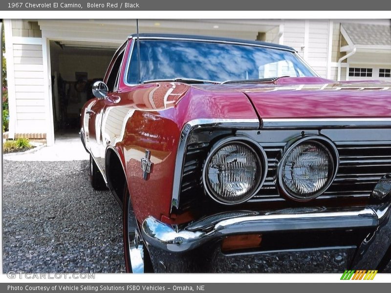 Bolero Red / Black 1967 Chevrolet El Camino