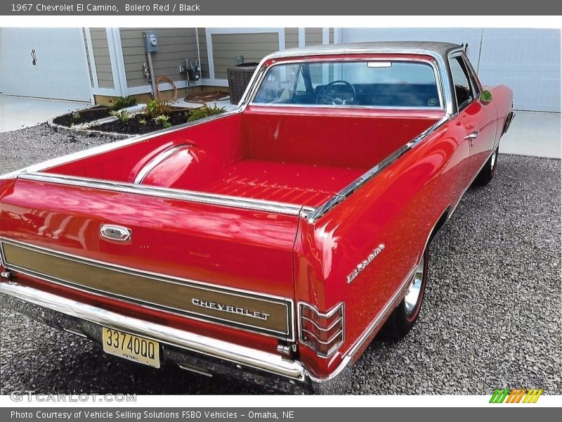 Bolero Red / Black 1967 Chevrolet El Camino