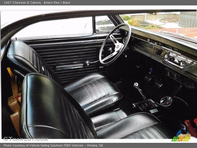 Bolero Red / Black 1967 Chevrolet El Camino