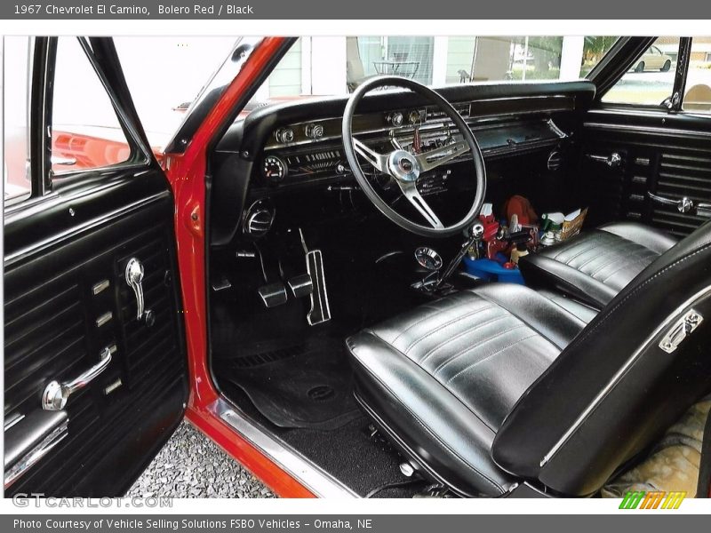 Front Seat of 1967 El Camino 