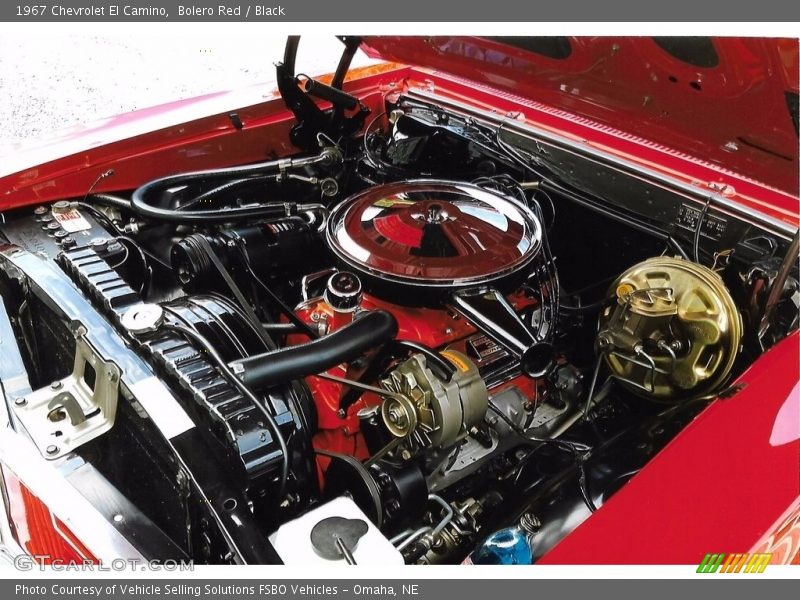 Bolero Red / Black 1967 Chevrolet El Camino